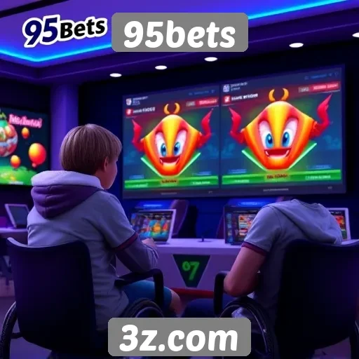 Acessibilidade e interface do site 95bets