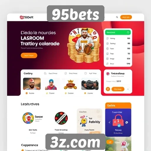 A interface do usuário do 95bets é amigável e intuitiva